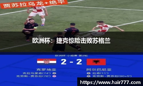 欧洲杯：捷克惊险击败苏格兰