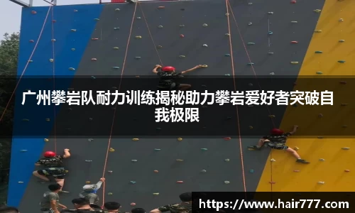 广州攀岩队耐力训练揭秘助力攀岩爱好者突破自我极限