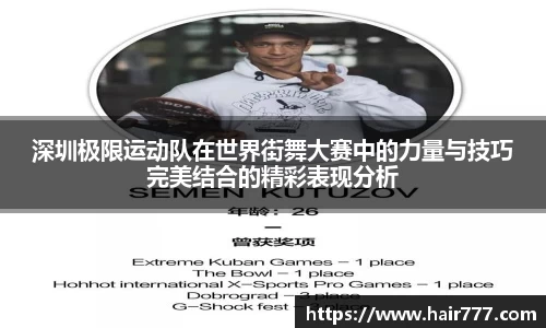 深圳极限运动队在世界街舞大赛中的力量与技巧完美结合的精彩表现分析